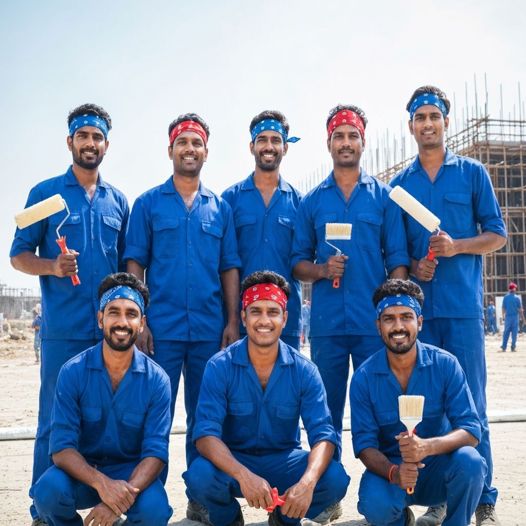 Our professional painting team